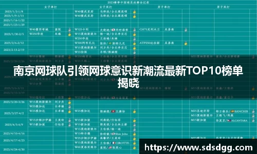 南京网球队引领网球意识新潮流最新TOP10榜单揭晓